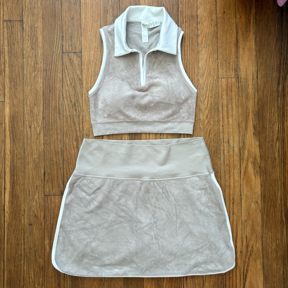 Aerie Offline Hole-in-One Top & Skort Set - Size Medium